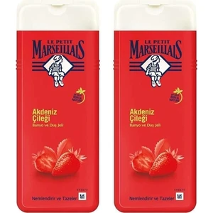 Le Petit Marseillais Duş Jeli Akdeniz Çileği 400 ml x 2 Adet