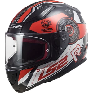 Ls2 Rapid Stratus Siyah - Kırmızı - Gri Kask