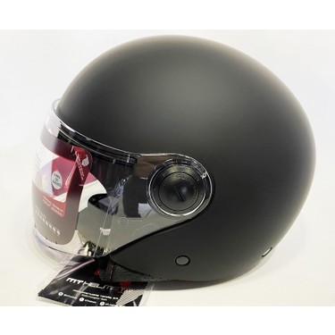 FAST HELMET ブラック マイク付き RIDEZ X Helmet with Full Face Shield for Motorcycles, Mud Black