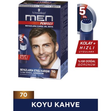 Schwarzkopf Men Perfect Jel Sac Boyasi 70 Koyu Kahve Fiyati