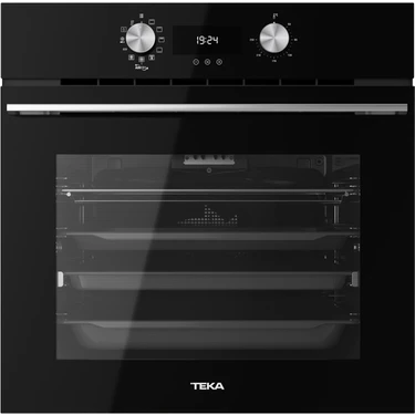 Teka - AIRFRY HLB 8416 BK - Ankastre Multifonksiyonel Dijital Ekranlı Turbo Fırın - Siyah Cam - 70