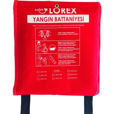 LOREX LR-FB1015C 100cm x 150cm Çantalı Yangın