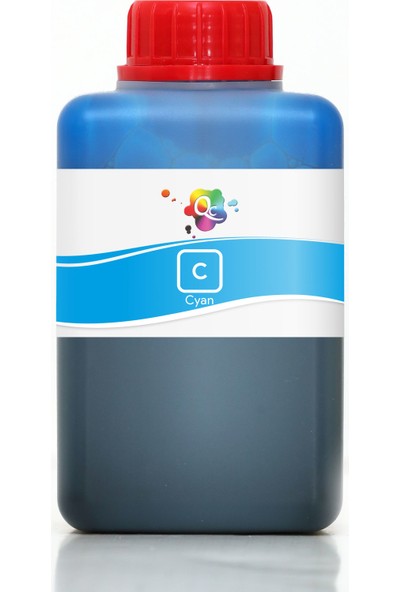 QC Lexmark Z2390 Yazıcı Uyumlu Kartuş Mürekkebi PRO Serisi 500ml C Dye-Mavi