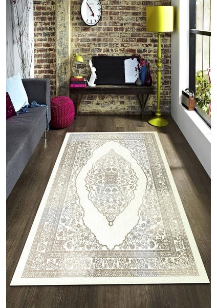 Kaymaz Taban Yıkanabilir Parlak Osmanlı Motif Halı