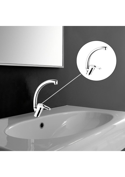 Vivaldi Mix Kuğu Evye Bataryası/lavabo Çeşmesi