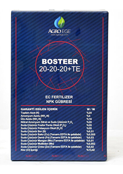 Bosteer 20-20-20 + Te 1 kg