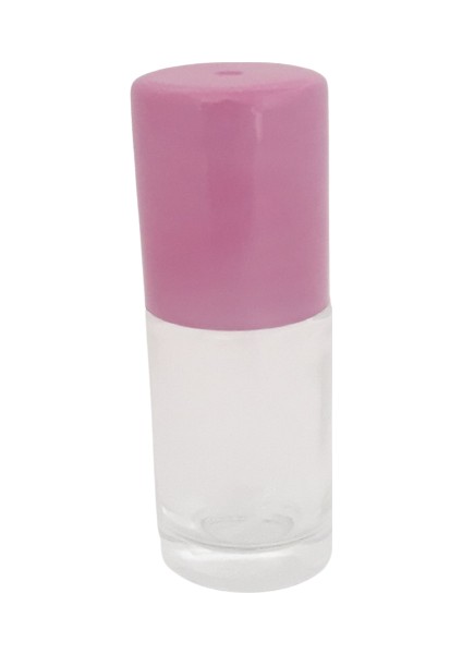 Boşparfüm Şişesi 12 ml (5 Adet) Geniş Pembe Boş Şişe