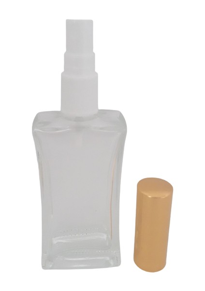 Boş Parfüm Şişesi 50 ml (3 Adet) (TEKRAR DOLDURULABİLİR) Sarı Kapak Plastik Valf Içbükey Boş Şişe fiyatları