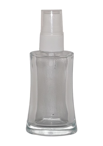 Parfüm Şişesi 50 ml (3 Adet) (TEKRAR DOLDURULABİLİR) Şeffaf Kapaklı Eyfel Boş Şişe