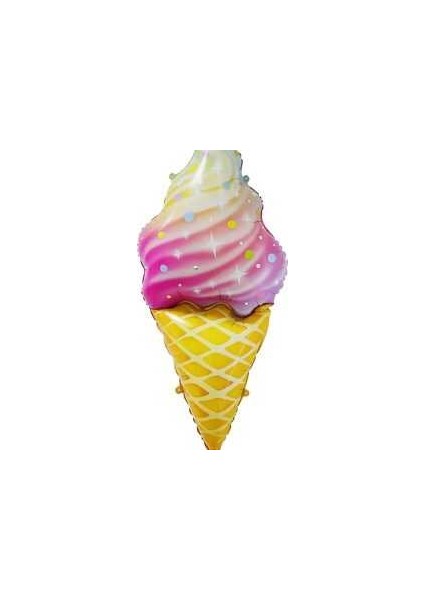 Gökkuşağı Dondurma Şekilli Folyo Balon