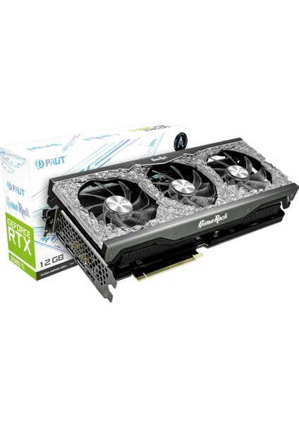 Nvidia Geforce RTX3080TI Gamerock 12GB 384BIT (DX12) Pcı-E 4.0 GDDR6X Ekran Kartı (NED308T019KB-1020G)