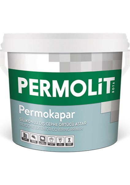 3,5 Kg.permokapar Dış Örtücü Astar  Permolit