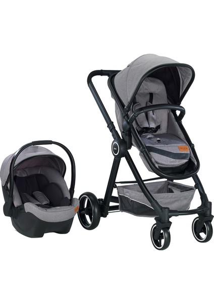2033 Joy Travel Sistem Bebek Arabası - Gri