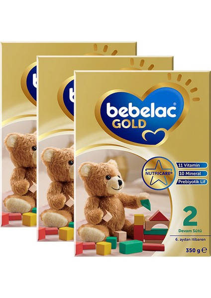 Gold 2 Devam Sütü 350 gr x 3 Adet