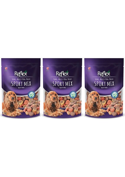 Semi Moist Sport Mix Köpek Ödül Maması 150 gr x 3 Adet