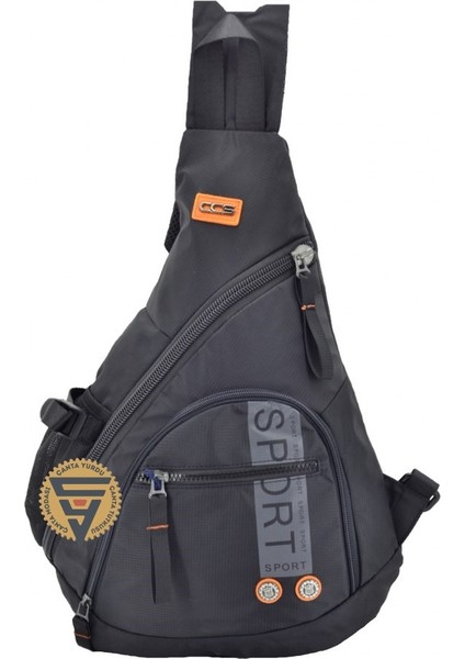 51279 Bodybag Su Geçirmez Sırt ve Göğüs Çantası Siyah