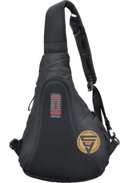 51279 Bodybag Su Geçirmez Sırt ve Göğüs Çantası Siyah modelleri