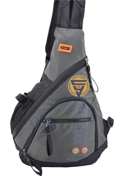 51279 Bodybag Su Geçirmez Sırt ve Göğüs Çantası Gri