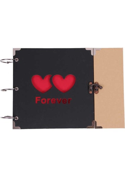 Forever Albüm Kilitli Kalp Modeli Resim Çerçeveli Armağanlik