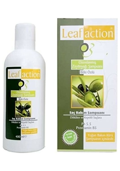 Leaf Action Bitki Özlü Ozonlanmış Zeytinyağı Şampuanı 400 ml