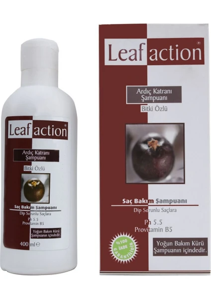 Leaf Action Bitki Özlü Ardıç Katranı Şampuanı 400 ml