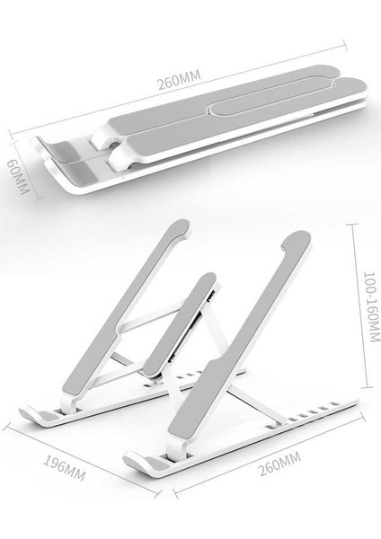 Vds-P1 Ayarlanabilir Masaüstü Laptop Notebook Standı