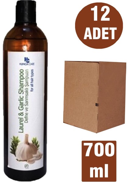 Hunca Şampuan Defne&sarımsak 700 ml X12 Adet fiyatları