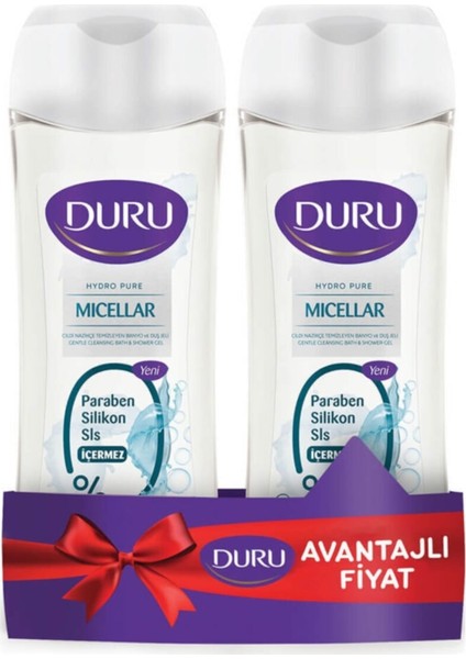 Duş Jeli Micellar Hydro Pure 450 ml + 450 ml 2li Avantaj Seti