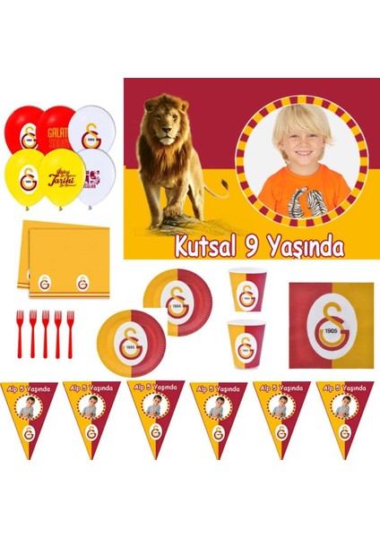 Afiş Li Galatasay Doğum Günü Parti Seti