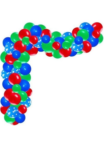 Pj Maskeliler Lisanslı Balon Zinciri 5 Metre