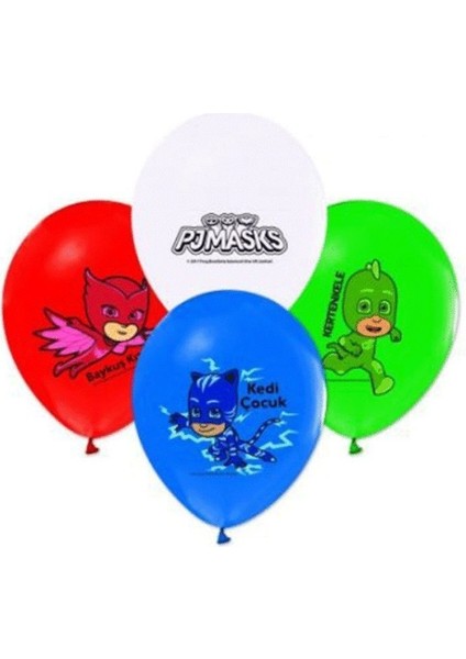 Pj Mask Karışık Balon-10 Adet