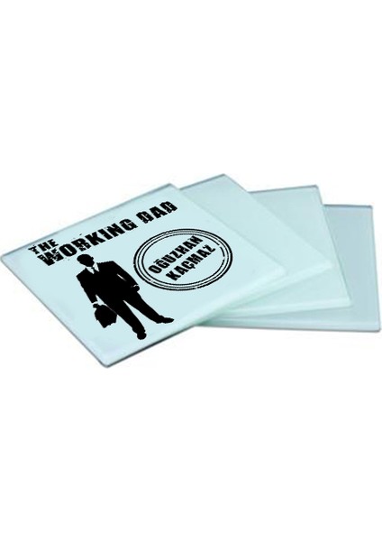 Babalar Günü Hediye Seti - Working Dad Temalı Kişiye Özel Isimli Hediye modelleri