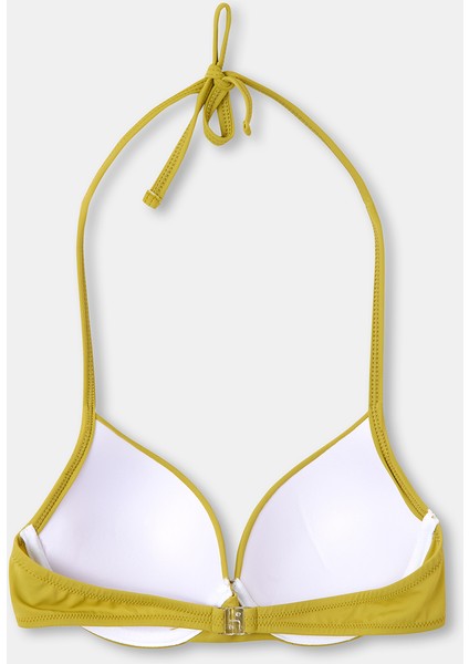 Yağ Yeşili 21703MM Kaplı Bikini Üst-Yyes