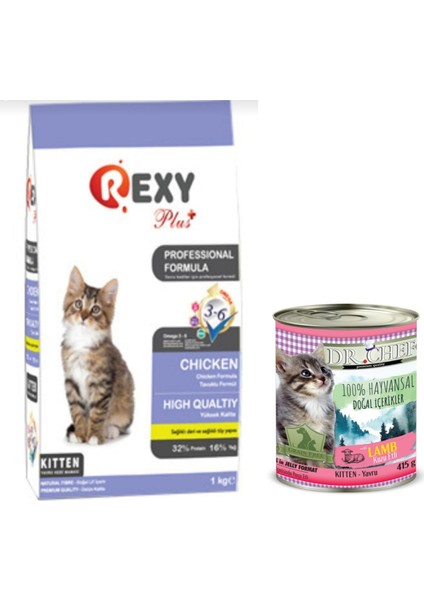 1 kg Tavuklu Yavru Kedi Maması