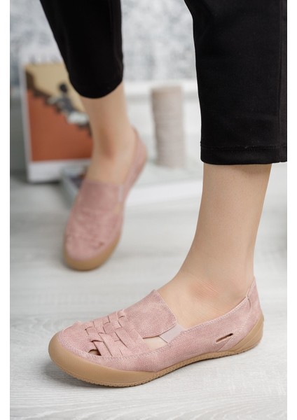 Ped Lastikli Pudra Kadın Ayakkabı fiyatları