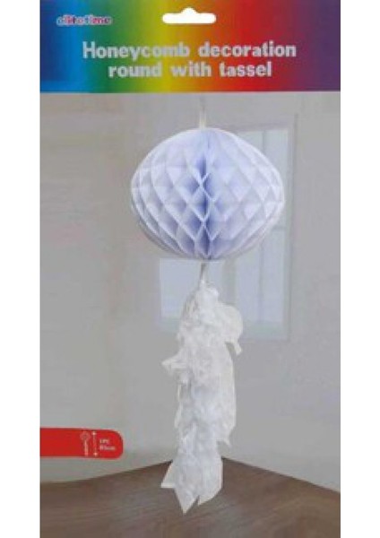 Süs Petek Modeli Püsküllü 25X85 cm Beyaz Pk:1 fiyatları