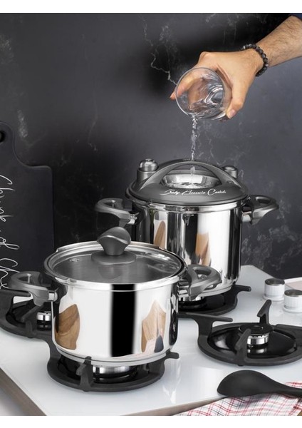 Baby 2'li Düdüklü Tencere Seti Gri 2,5 + 3,5 lt. fırsatları