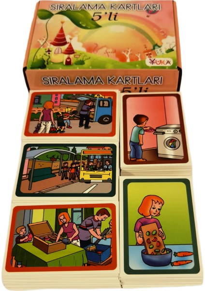 Sıralama Kartları 5’li