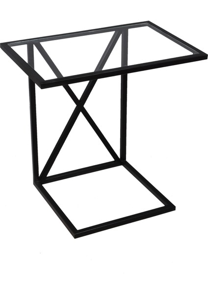 Lora Siyah Metal C Sehpa