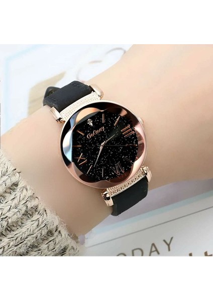 Kadın Kol Saati Rose Gold Lüks Moda Şık Bayan Kol Saati G4417S