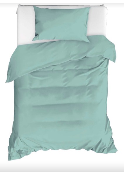 Natural Mint Yeşili 100*150 Bebek Nevresim Takımı