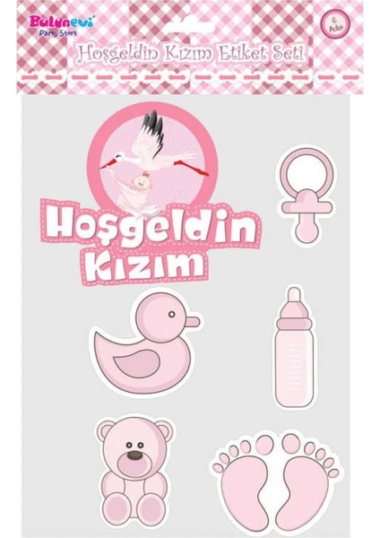 Hoşgeldin Kızım Stıcker Set Pk:1