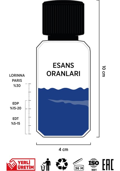 Blue De Label 50 ml Edp Erkek Parfüm