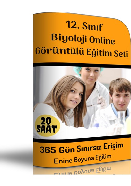 Enine Boyuna Eğitim 12. Sınıf Biyoloji Online Görüntülü Eğitim Seti