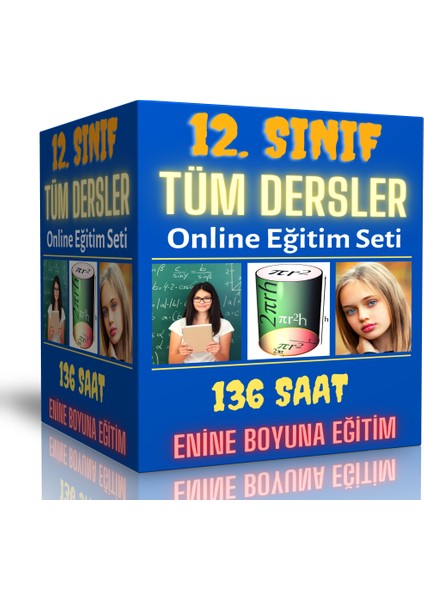 Enine Boyuna Eğitim 12. Sınıf Tüm Dersler Online Görüntülü Eğitim Seti