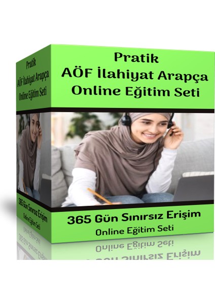 Enine Boyuna Eğitim Pratik Aöf İlahiyat Arapça Online Görüntülü Eğitim Seti