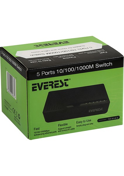 ESW-505 5 Port 10/100/1000MBPS Gigabit Ethernet Switch Hub