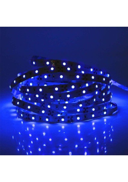 Uv 395 Mor Esnek LED Şerit Işık Smd 2835 Diyot 1 M 60 LED Dc 12 V 1A