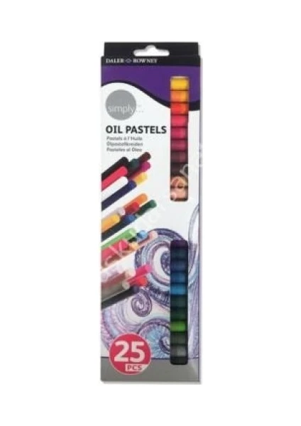 Daler Rowney Simply Oil Pastel 50 Renk