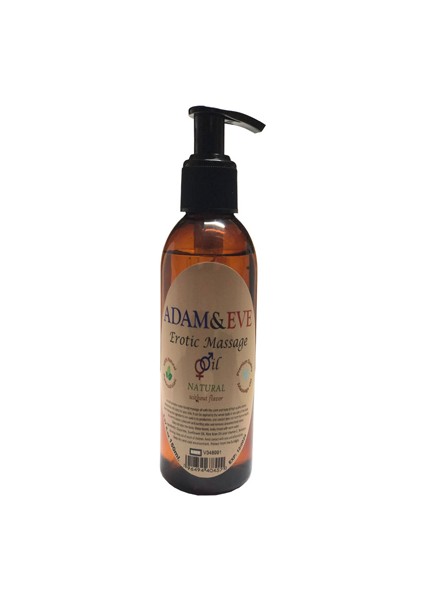 Adam&eErkeklere Kadınlara Özel Sade Vücut Masaj Yağı Pure Edible Massage Oil 125ML 3 Adet